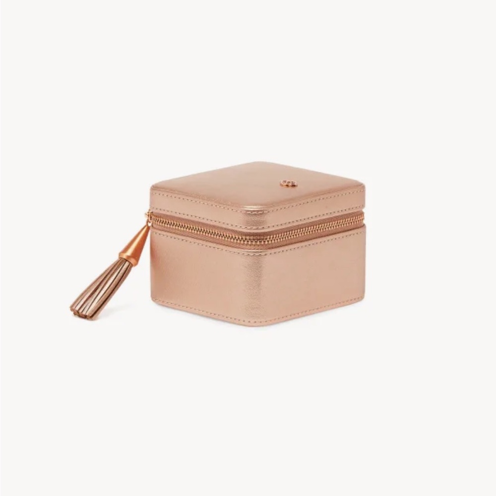 Kendra Scott Small Travel Jewelry Case Rose Gold